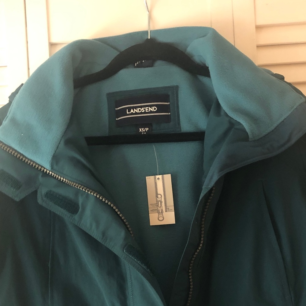 Lands' End Women's Deep Teal Ski Jacket